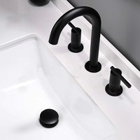 Siphon d'évier anti-insectes escamotable en acier inoxydable SUS304 noir mat pour salle de bain, cuisine, buanderie