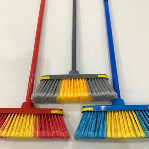 Household items broom with wooden sticks Dustpans broom brush head broom