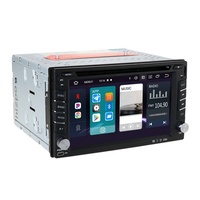 IPoster - Autoradio universel double DIN 6,2 pouces avec Carplay, GPS, navigation automobile, MP3/MP4, Android 13, stéréo