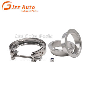 Pièces d'auto universelles 304 acier inoxydable <span class=keywords><strong>V</strong></span> <span class=keywords><strong>Band</strong></span> Clamp mâle femelle bride pour Turbo, tuyaux de descente, systèmes d'échappement - Product Image 5