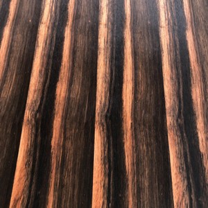 Chapa de madera de ébano negro natural al por mayor chapa de ébano negro de grado AA chapa de madera para suelo de muebles - Product Image 5