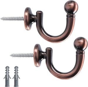 Thiết kế mới kim loại rèm <span class=keywords><strong>Tieback</strong></span> móc cho phòng khách Rèm cực bài hát & phụ kiện - Product Image 2