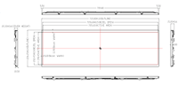 Écran LCD Barre Allongée 29 Pouces 1920x540 IPS LVDS 800 Nits – Panneau LCD Barre Personnalisé Ultra Large