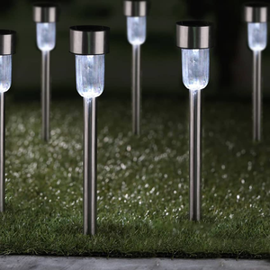 Projecteur LED en acier inoxydable IP65 à énergie solaire pour l'aménagement paysager, idéal pour les allées de jardin et les pelouses en extérieur (vente en gros) - Product Image 3