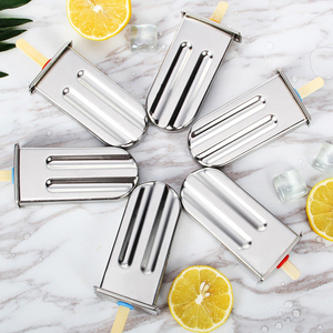 Khuôn Kem Popsicle Lolly Khuôn Thép Không Gỉ <span class=keywords><strong>Ice</strong></span> Cube Khay Pan Dụng Cụ Nhà Bếp Tự Làm - Product Image 6