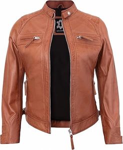 Custom OEM Men's PU Leather Jacket Breathable <b>Stand</b> Collar Winter Casual Outerwear Front Logo Custom Colors - Product Image 1