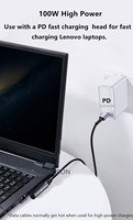 100W Universal Laptop Netzteil anschluss Magnet kabel USB C Typ C zu DC Power Jack Adapter Schnell ladekabel Konverter
