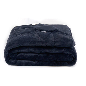 Co بطانية مبطنة سميكة بشعار مخصص دافئ من صوف الفانيلا بلون واحد للطائرة - Product Image 1