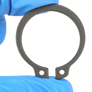 Anneau de retenue en acier à ressort, oxyde noir, <span class=keywords><strong>DIN</strong></span> <span class=keywords><strong>471</strong></span>, anneau de retenue externe, anneau à ressort pour arbre - Product Image 5