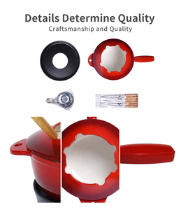 Service à <span class=keywords><strong>fondue</strong></span> de vaisselle au chocolat en fonte pour restaurant de cuisine vente en gros - Product Image 3