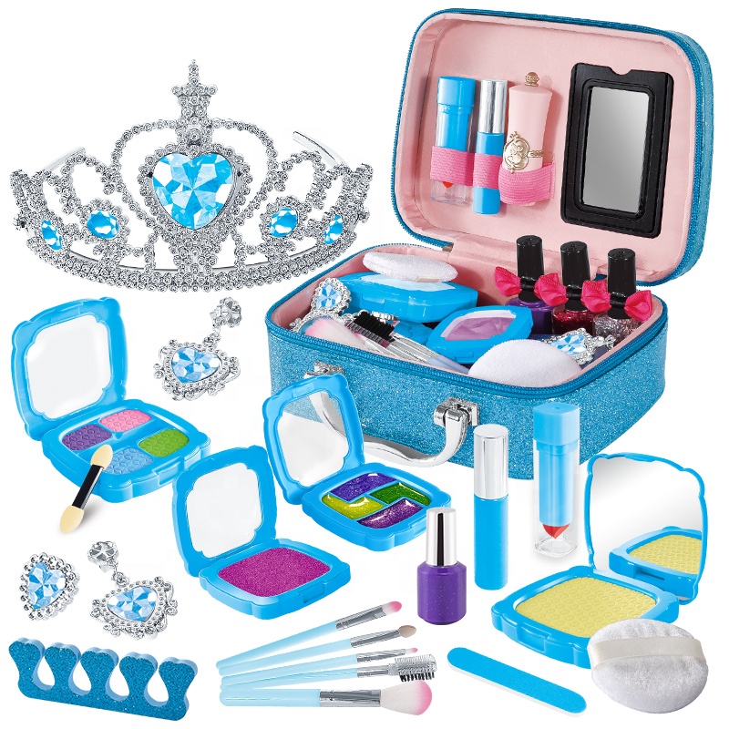 Оптовая продажа девушка притворяться игрушки 9 лет 2021 играть для девочек для дня рождения, игрушки для детей, набор для макияжа комплект