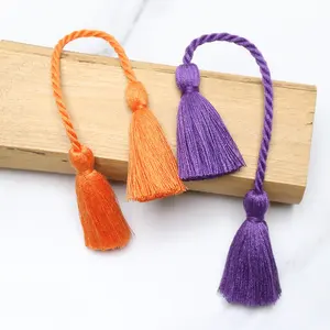 16cm short double-headed small tassels clothing accessories shoe bag decoration polyester cotton thread hanging tassels