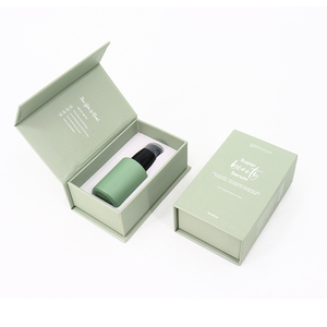 Envase Cosmético Redondo Ecológico de 30 ml, Botella de Vidrio Esmerilado Vacía para Suero Facial, Loción, Base de Maquillaje, con Bomba Dosificadora - Product Image 4