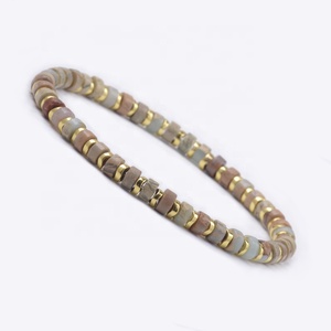 Cliobeads Blue Spot Jasper <span class=keywords><strong>ametista</strong></span> Unakite ematite Stone <span class=keywords><strong>bracciale</strong></span> bracciali <span class=keywords><strong>con</strong></span> perline a forma di ruota Unisex all'ingrosso - Product Image 6