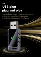 30% de Descuento en Mini Dongle Compacto 2 en 1, Convierte CarPlay con Cable a Inalámbrico, Dongle USB-A/USB-C para CarPlay