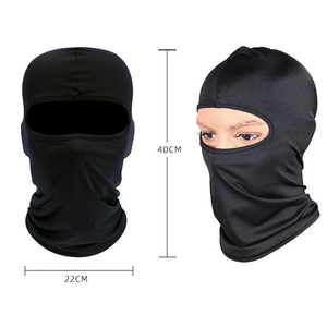 Cagoule de ski et de cyclisme coupe-vent en polyester et soie pour activités sportives en extérieur, protection solaire intégrale - Product Image 4