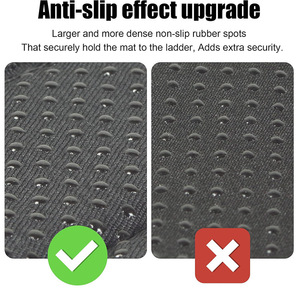 Échelle de lit double avec tapis de sécurité, 3-3,9 pieds, sans perçage, pour lit mezzanine, utilisation mère et fils - Product Image 5