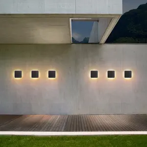 Runde Wand leuchten Außenwand leuchte Zaun beleuchtung für Patio Haustür Yard Deck Treppe LED dekorative Lampen, wasserdicht
