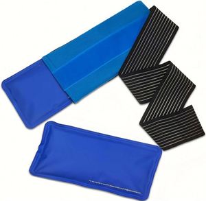 2 Soft <b>Gel</b> <b>Ice</b> <b>Packs</b> for Injuries Reusable & Adjustable Pain Relief Sizes S/M/L Class II Hot/Cold Therapy Compress - Product Image 4