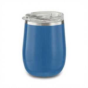 Verre à vin en acier inoxydable de style classique et gobelet en plastique pour bar club whisky servant une tasse à café gobelet de ventre - Product Image 1