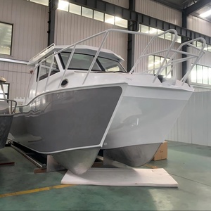 All Welded 8.8m Aluminum Sport Leisure <b>Entertainment</b> Fishing Yacht Luxury Boat Party Sightseeing Cruising 400HP - Product Image 3