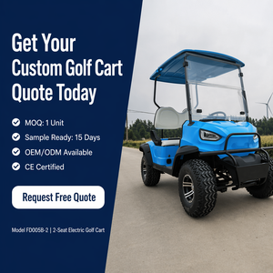 Carrito de <span class=keywords><strong>Golf</strong></span> Todoterreno Elevado con Doble Freno Hidráulico, 2 Pasajeros, Batería de Litio de 72V, Vehículo Eléctrico para Turismo - Product Image 6