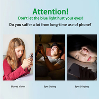 Vente en gros Soft TPU Hydrogel Film Eye Protector Anti-Blue Light Écran pour iPhone 14 15 16 17 Eye Safe