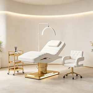 Lettino da Massaggio Elettrico Lussuoso e Moderno a 3 Motori Regolabile per Trattamenti Estetici Spa Medicale e Viso - Product Image 6