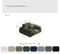 Canapé à dossier réglable, matériau de qualité supérieure, ensemble de meubles modernes, confortable, doux, résistant aux taches et imperméable