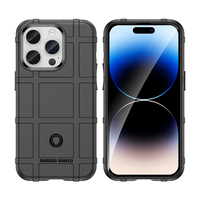 Coque de téléphone souple en TPU noir à motif à carreaux pour iPhone 14 Pro Max 6,7 pouces, compatible avec iPhone 13, 12, 11, 15 Pro, 16, 17 Air, 8 Plus