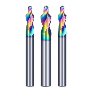 Rainbow Coated Solid Carbide <strong>Countersink</strong> Step <strong>Drill</strong> Bit for PCB Chamfering &amp; Deburring CNC Tool - Product Image 3
