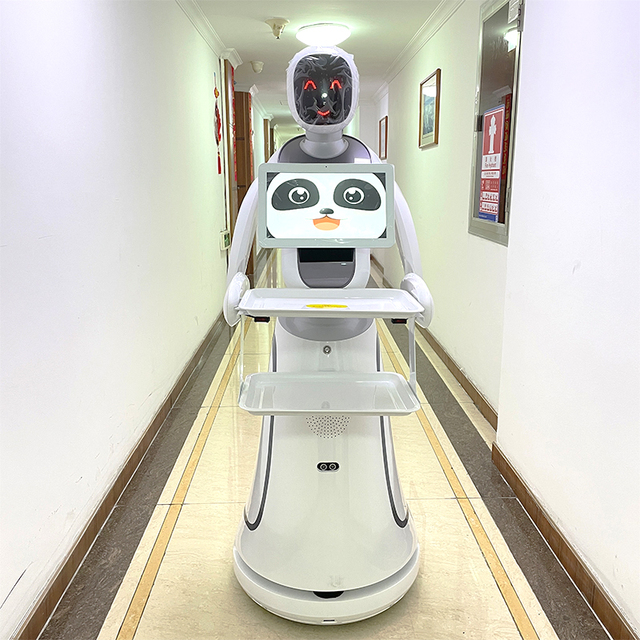 Professional Manufacturers Robots Humanoids Smart Intelligent Food Serving Robot Restaurant Outdoor Delivery Robot