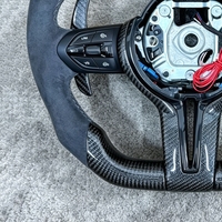 Volant sport en fibre de carbone pour BMW F10 F12 F20 F21 F22 F25 F26 F30 F31 F32 F33 F34 F36 F80 M3 F80 M4 F82 M5 F90 E71 E90