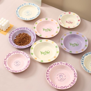 Gamelle ronde créative pour animaux domestiques, motif cœur, étanche, avec protection des bords, pour chats et chiens - Product Image 3