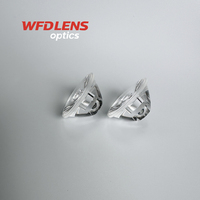 Lentille LED Puck de 30 mm de diamètre 3 °   15 °   30 °   45 °   60 °   1020 °   Réflecteur de lentille optique