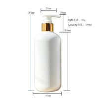 Emballage cosmétique personnalisé en plastique PET de 380 ml, flacons à pompe vides rechargeables pour lotion corporelle, modèle 91