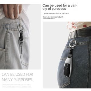 Llavero de coche de alta gama para hombre, elegante llavero antipérdida para colgar en la cintura con diseño de colgante creativo, accesorios para coche - Product Image 4
