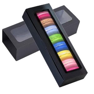 Scatola <span class=keywords><strong>per</strong></span> Macaron in Carta Kraft Stampata, Riciclabile, con Apertura a Scorrimento, <span class=keywords><strong>per</strong></span> Confezionamento Alimentare di Cioccolatini, Pasticcini e Torte - Product Image 6