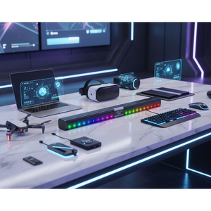 10W ABS Su Geçirmez Soundbar Hoparlör, USB Uzaktan Kumandalı, Dahili Kablosuz Stereo Subwoofer, Ev Sineması ve TV/PC için - Product Image 1