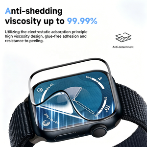 Protector de Pantalla de Vidrio HD (Paquete de 2) para <span class=keywords><strong>Apple</strong></span> <span class=keywords><strong>Watch</strong></span> Series 9 8 <span class=keywords><strong>7</strong></span>, Kit de Alineación Automática, Fábrica con Certificación REACH ISO14001 - Product Image 2