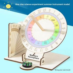 Kit Esperimento Scientifico Fai-da-Te Modello Gnomone - Giorno Solare Equatoriale - Antico Dispositivo per la Misurazione del Tempo - Progetto Scientifico per Scuole Primarie - Product Image 1
