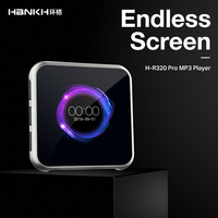 HBNKH H-R320s Pemutar MP3 Portabel dengan Layar 5.0 2.3 inci Memori 4GB-32GB Audio Hi-Fi Pembaca E-Book Daya Tahan Baterai >20 Jam