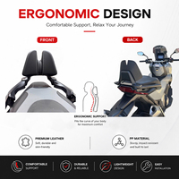 Appuie-dos passager pour moto Honda ADV350, dossier ergonomique rembourré, accessoires de confort pour la conduite