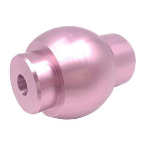 Perilla esférica de aluminio anodizado rosa de alta precisión de 3/4/5 ejes, piezas de mecanizado CNC para manija de control OEM - Product Image 6
