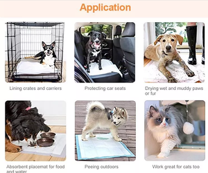 Tapis d'apprentissage jetable pour chiots avec super absorption, imperméable IP68, en tissu et SAP du Japon - Product Image 4
