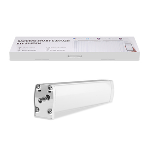 Cortina eléctrica de jardín, cortina inteligente automática, automatización motorizada eléctrica, motor de cortina DIY, conjunto de riel de pista, mejora del hogar - Product Image 1