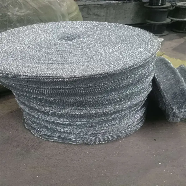 12pcs galvanized mesh rolls stainless steel kitchen cleaning pot scourer