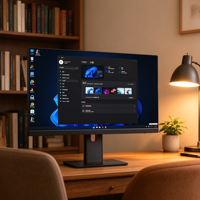 K8 23.8 27 Inch FHD 2K All in One PC Desktop Komputer Intel AMD DDR5 Layar Sentuh Opsional WiFi 6 Tipe C Bisnis Gaming