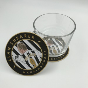 Wholesale Hot Sale Quality Assurance <strong>Personalised</strong> Eco-Friendly Disposable Paper <strong>Beer</strong> <strong>Mats</strong> Drink Coasters Home Bar Table Cup 90mm - Product Image 2