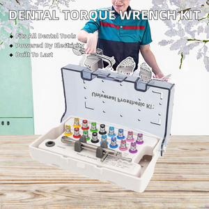 Kit de clé dynamométrique dentaire en acier, tournevis pour implants, instrument dentaire électrique universel, outils certifiés CE - Product Image 2